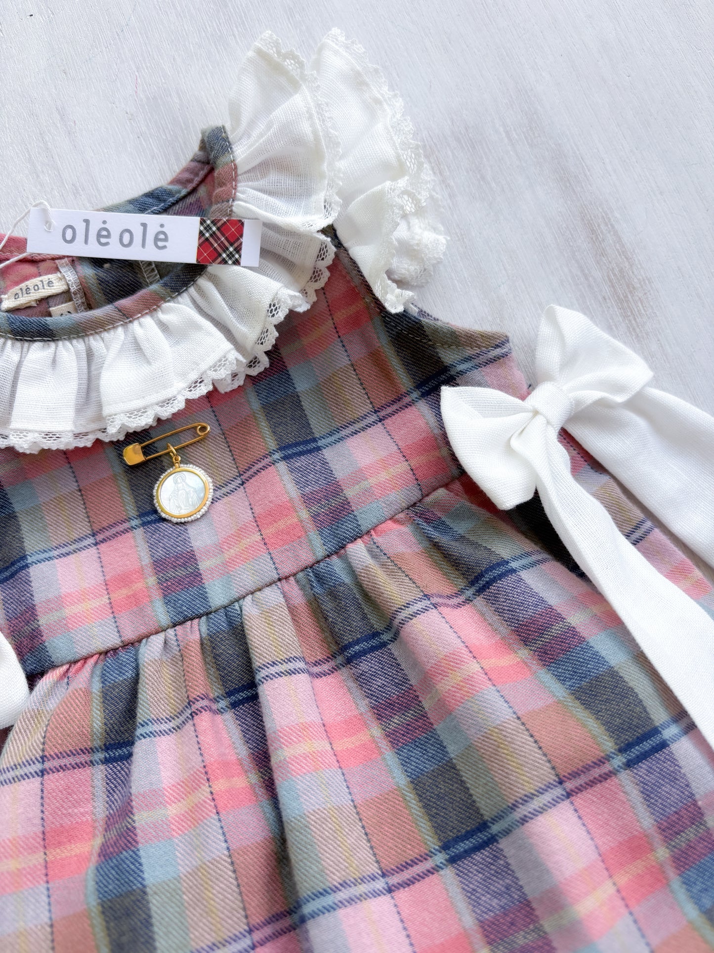 Ranita tartán rosado