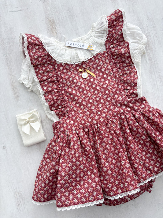 Jumper geometrica roja