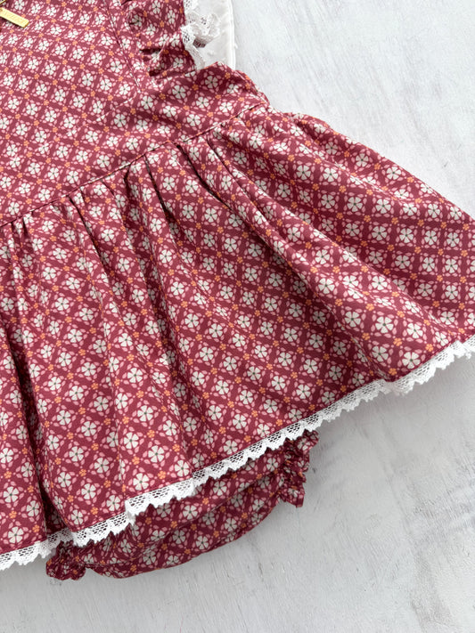 Jumper geometrica roja