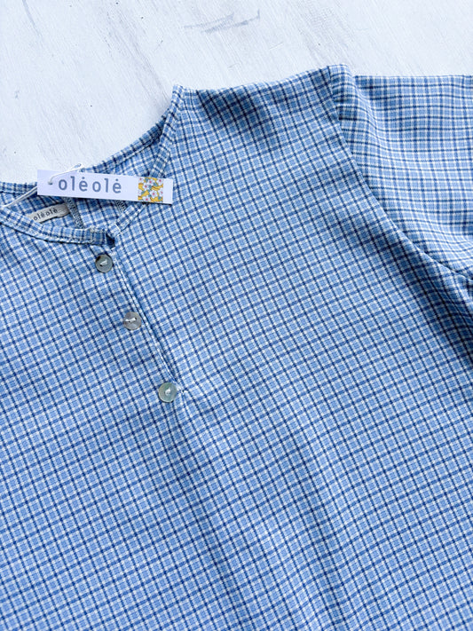 Camisa estampada varón manga larga cuadros camisería
