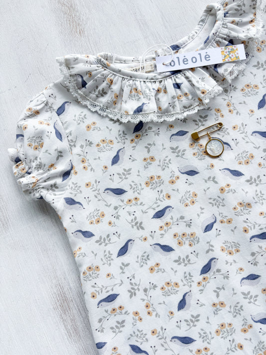 Camisa estampada pajaritos
