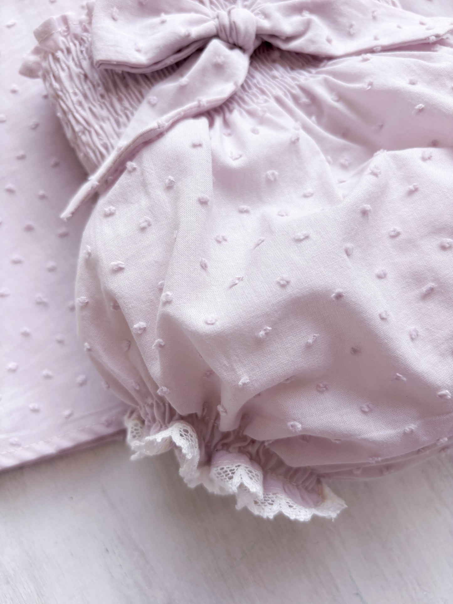 Conjunto Matchymatchy bombacha plumeti rosado claro