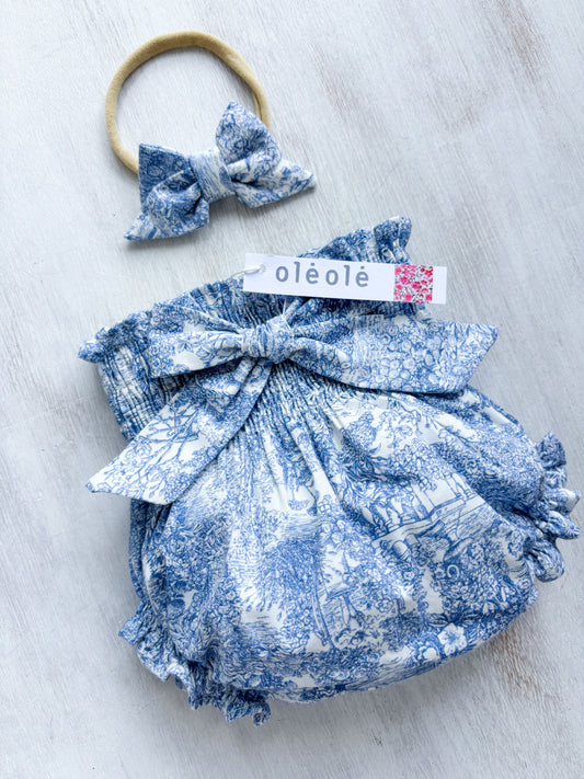 Bombacha c/ lazo toile azul