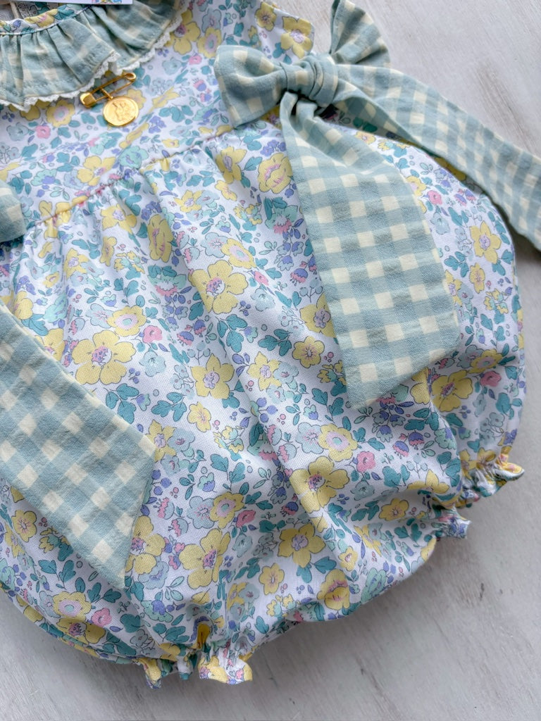 Ranita flores grandes tipo liberty amarillo