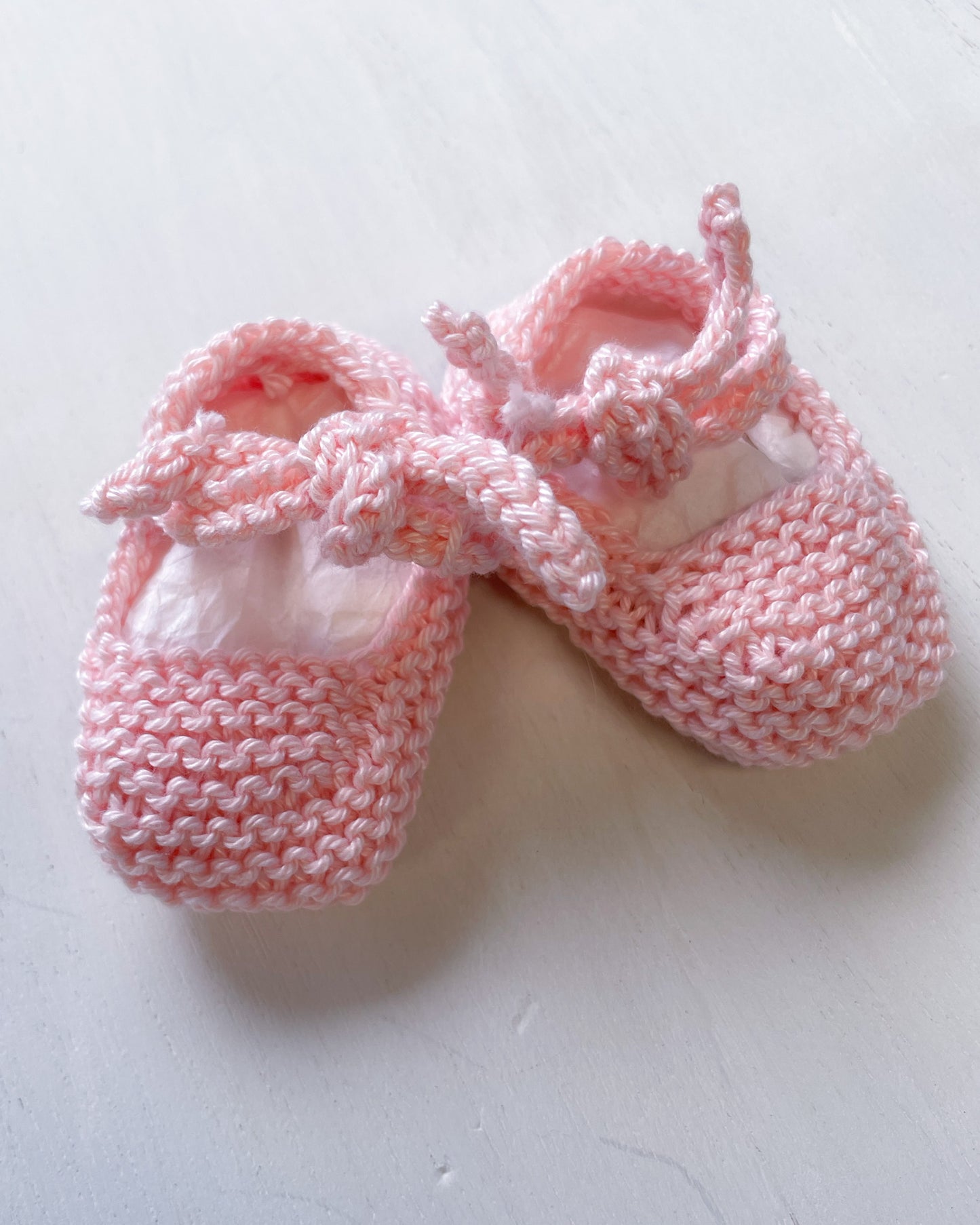 Escarpines rosado claro