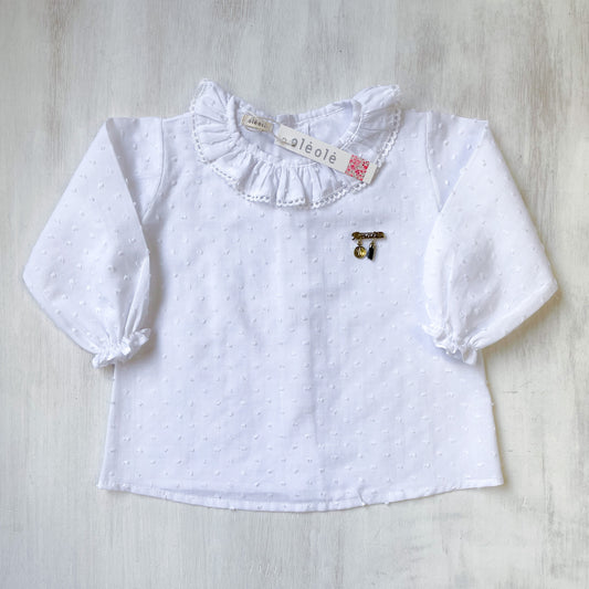 Camisa plumeti blanca ml