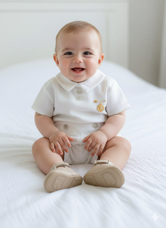 Conjunto varón bombacha hilo crudo