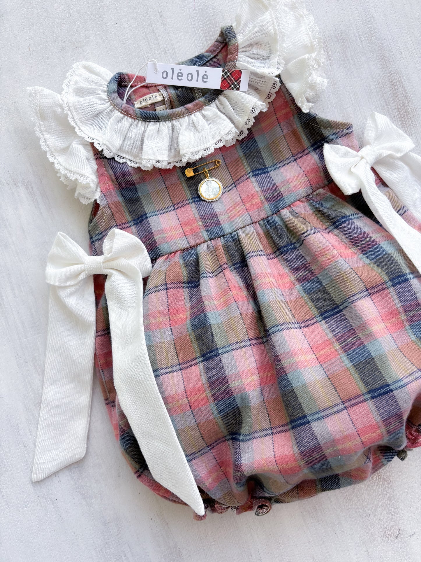 Ranita tartán rosado