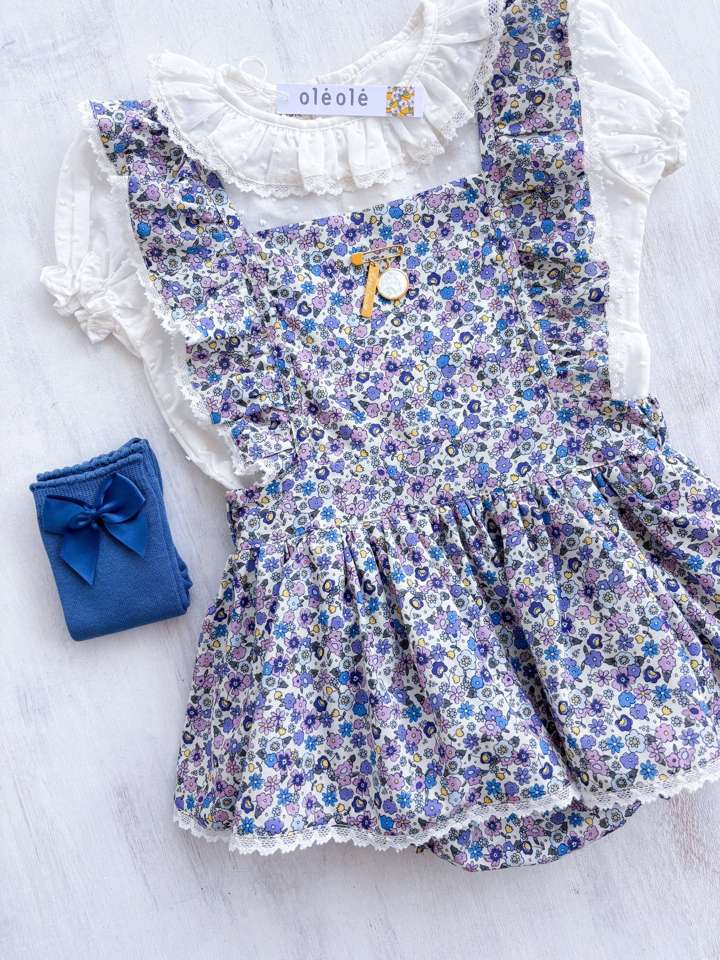 Jumper  flores moradas
