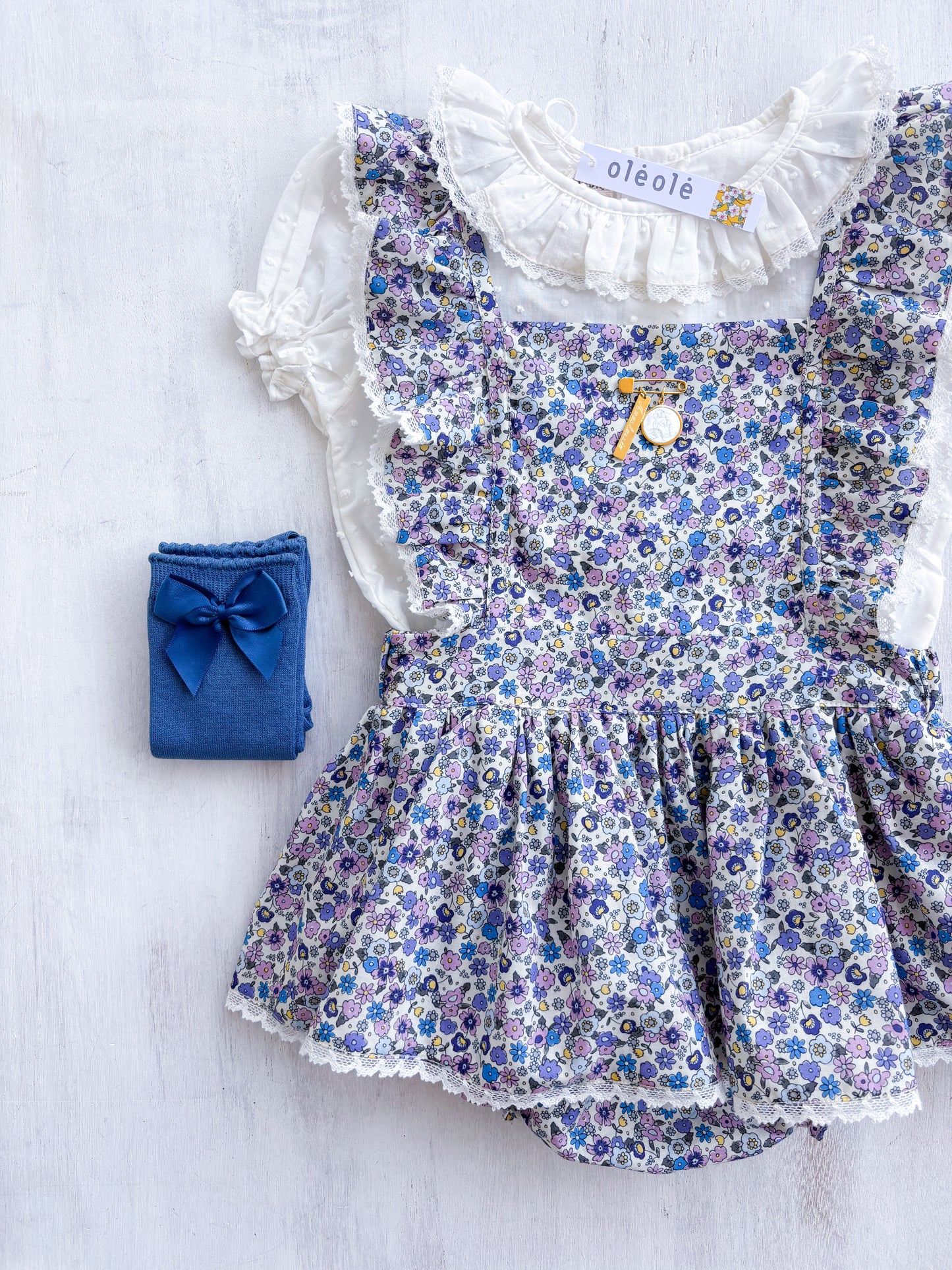 Jumper  flores moradas