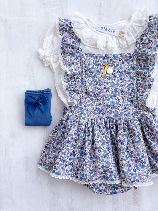 Jumper  flores moradas