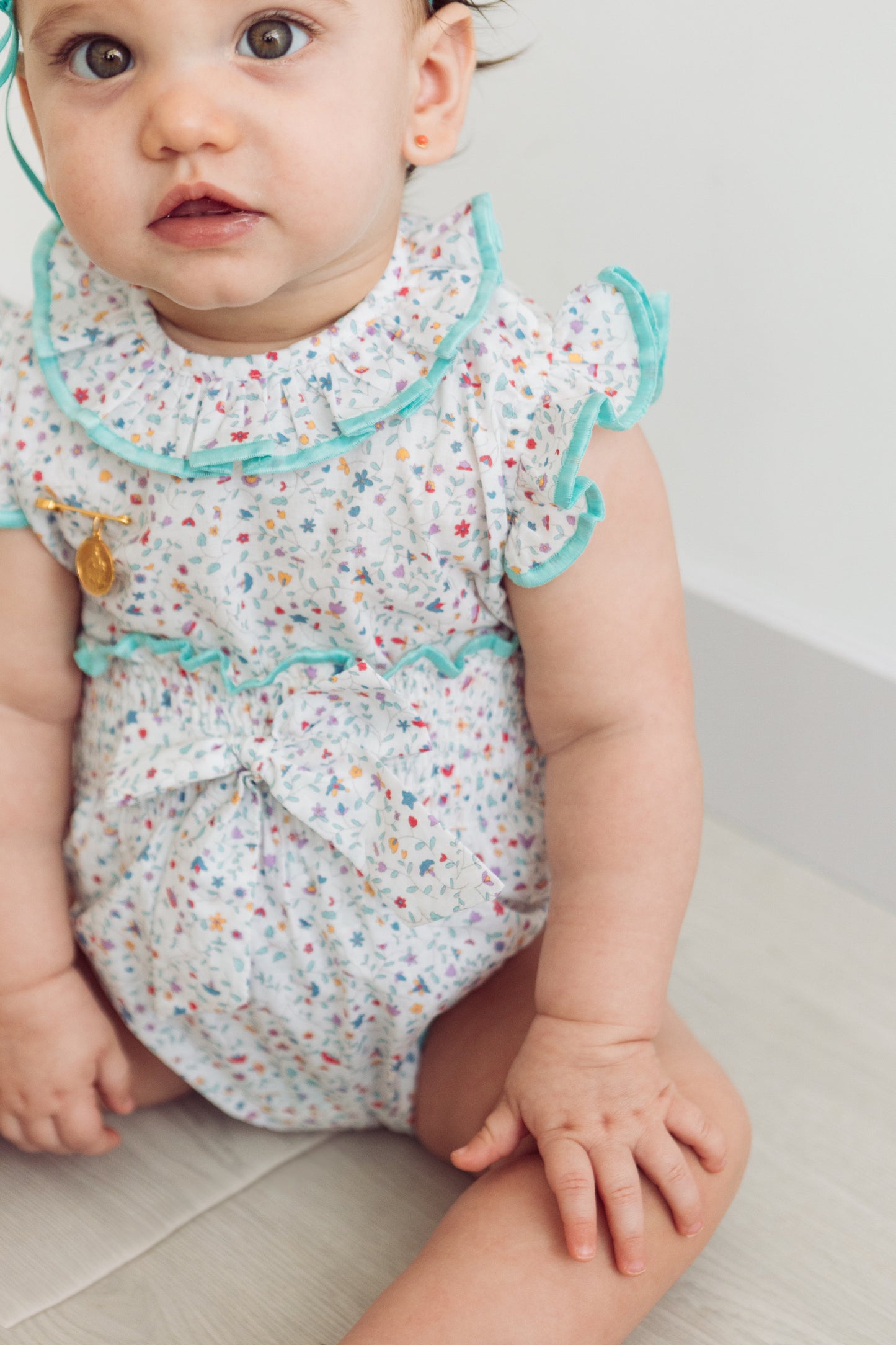 Conjunto Matchymatchy bombacha flores mini multicolor