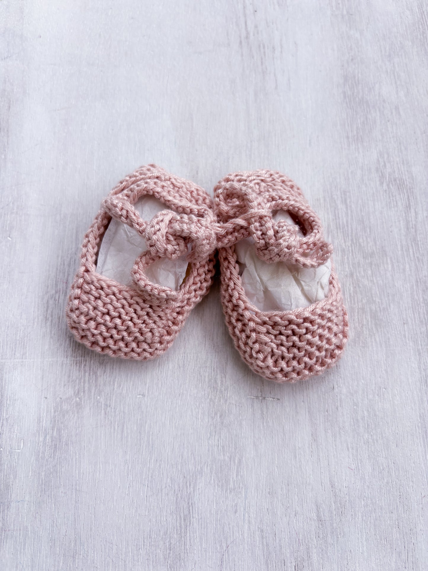 Escarpines rosadito viejo