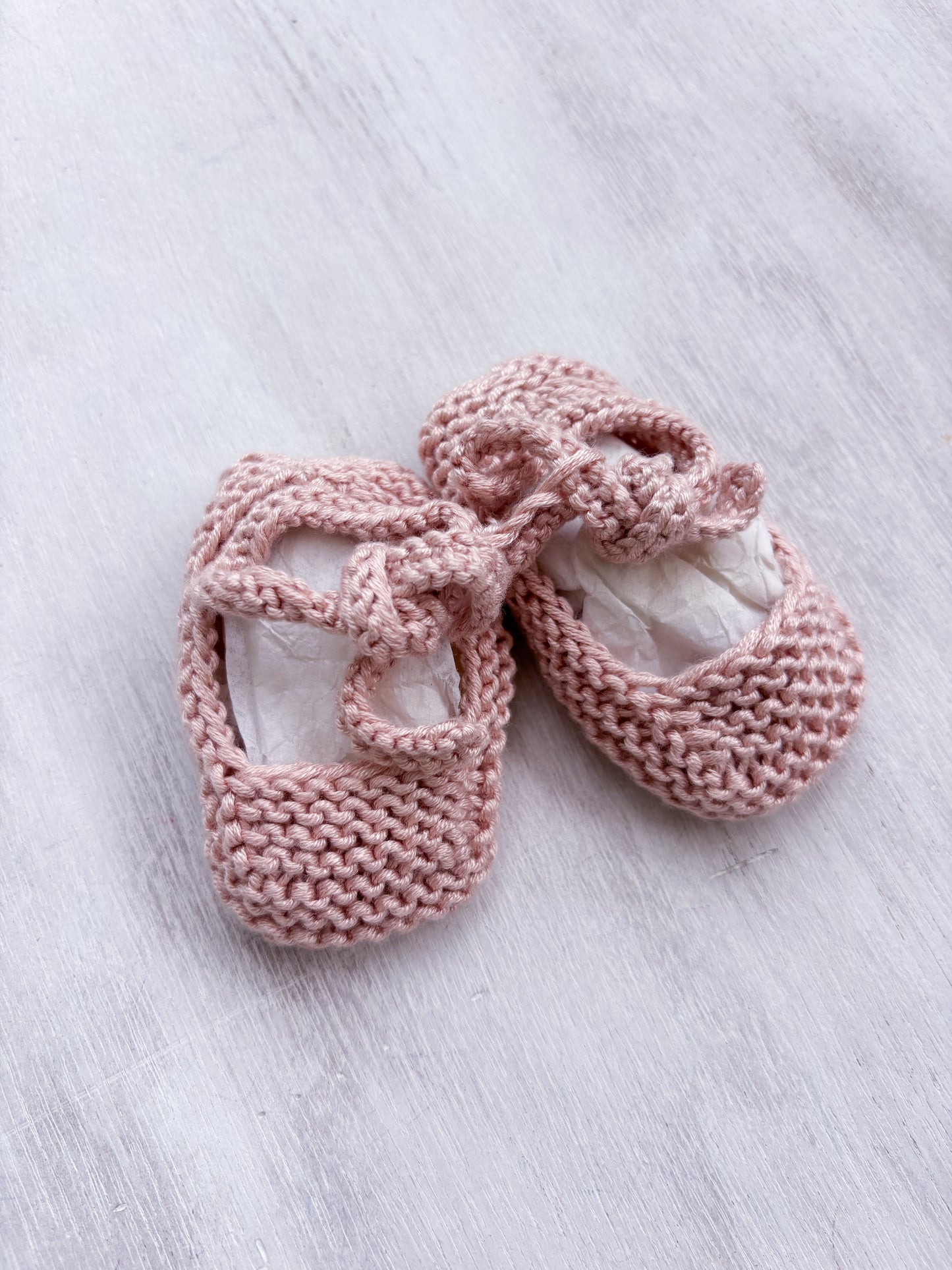 Escarpines rosadito viejo