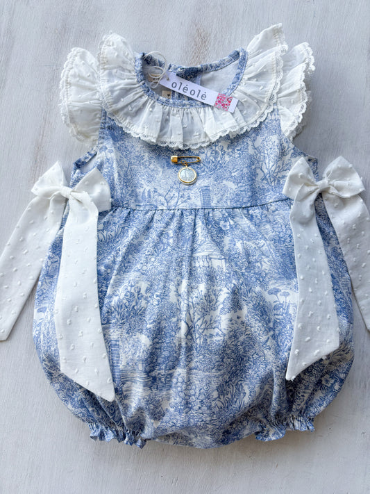 Ranita toile azul