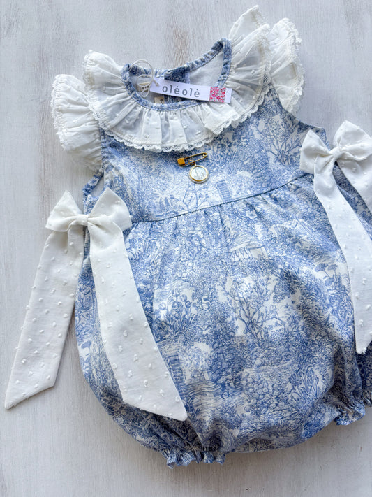 Ranita toile azul