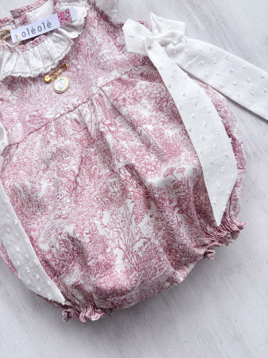 Ranita toile rosado