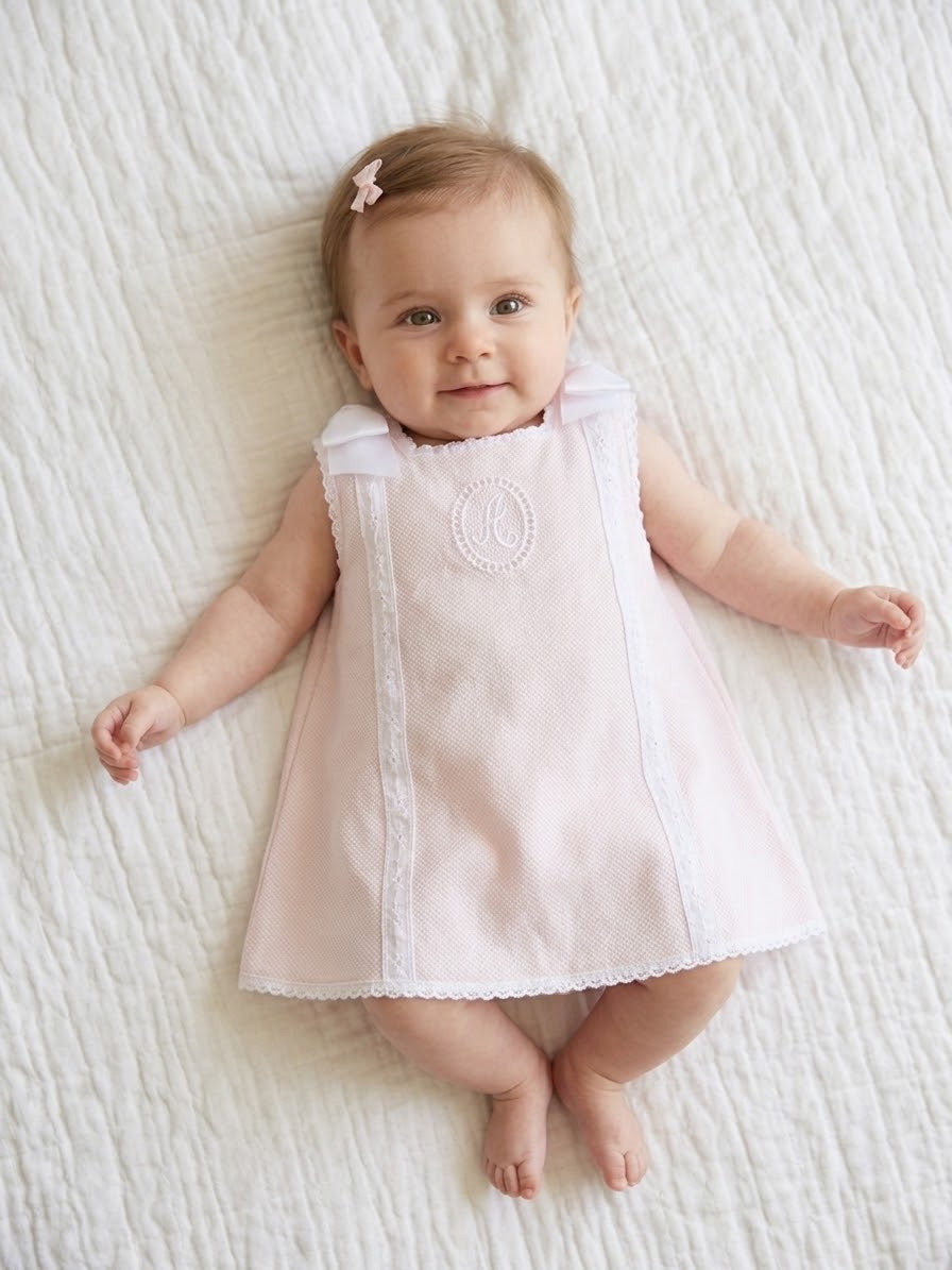 Vestido piqué rosado