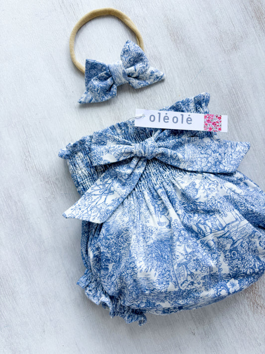 Bombacha c/ lazo toile azul