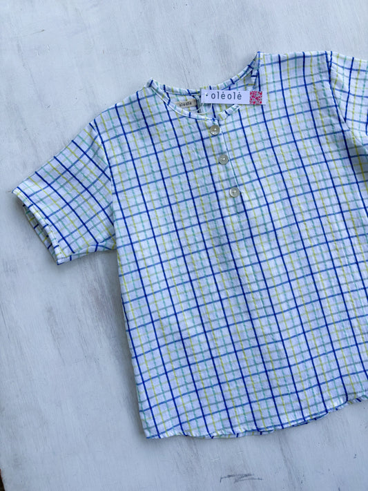 Camisa estampada varón neon