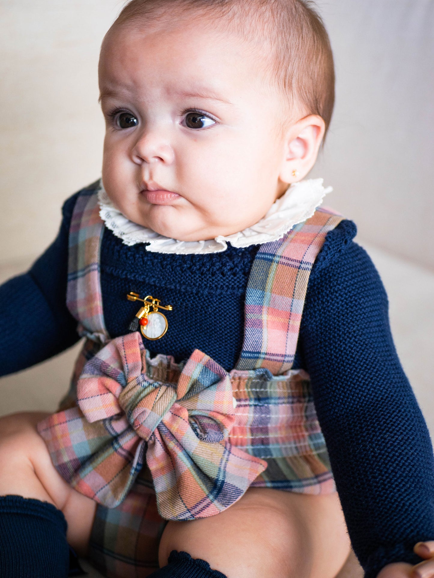 Suéter tejido marino