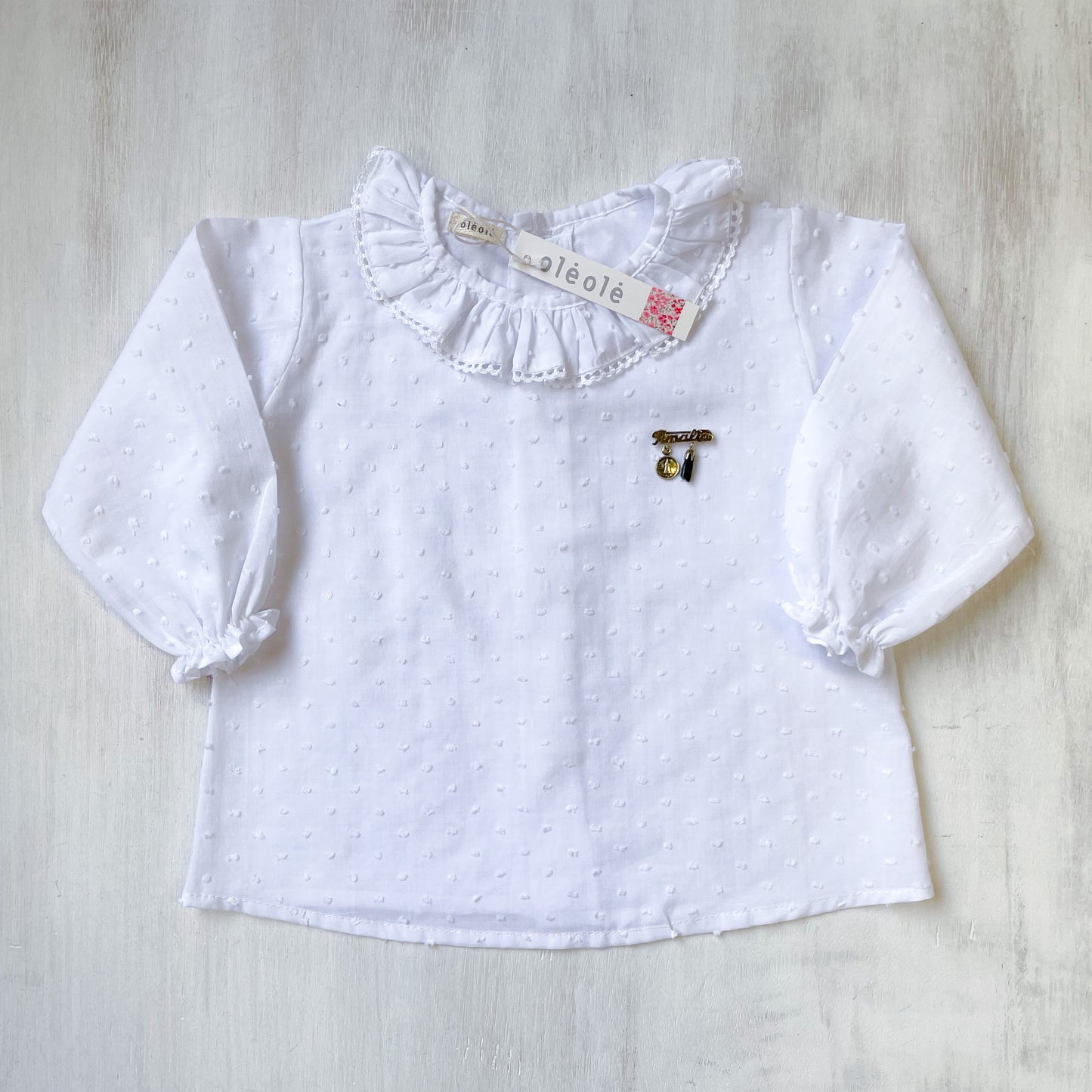 Camisa plumeti blanca ml
